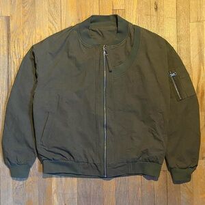 Olive Green Bomber Jacket